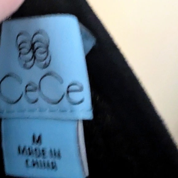 CeCe Black Tank Top - Picture 3 of 3